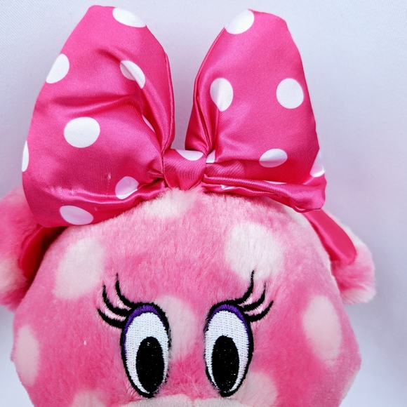 -Build A Bear Disney MINNIE MOUSE Pink Polka Dots Stuffed Animal (Flaw Pi… - Picture 6 of 10